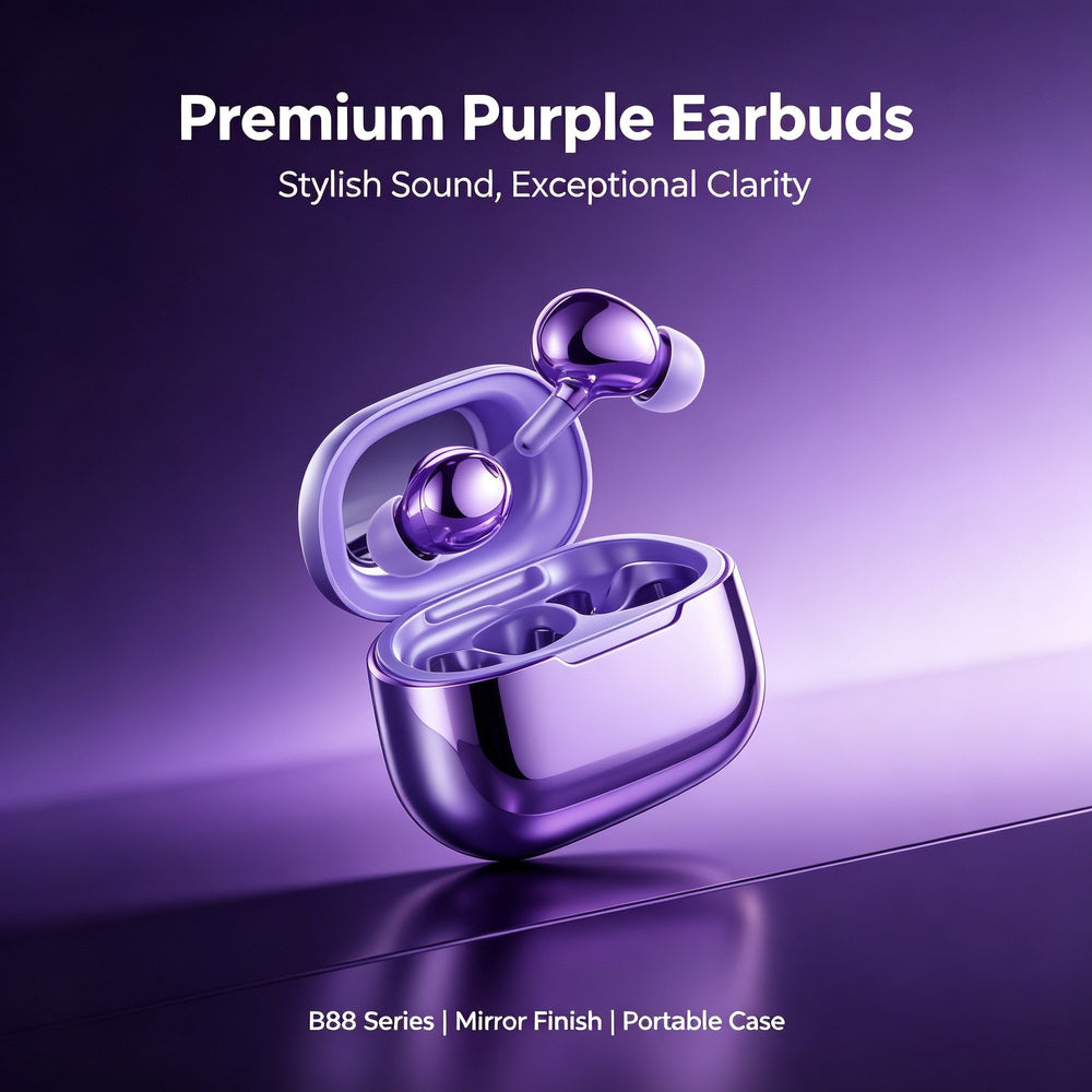 TWS Wireless Earbuds 5.3 with Active Noise Cancellation (ANC) Digital Display Touch Control Waterproof for Sports