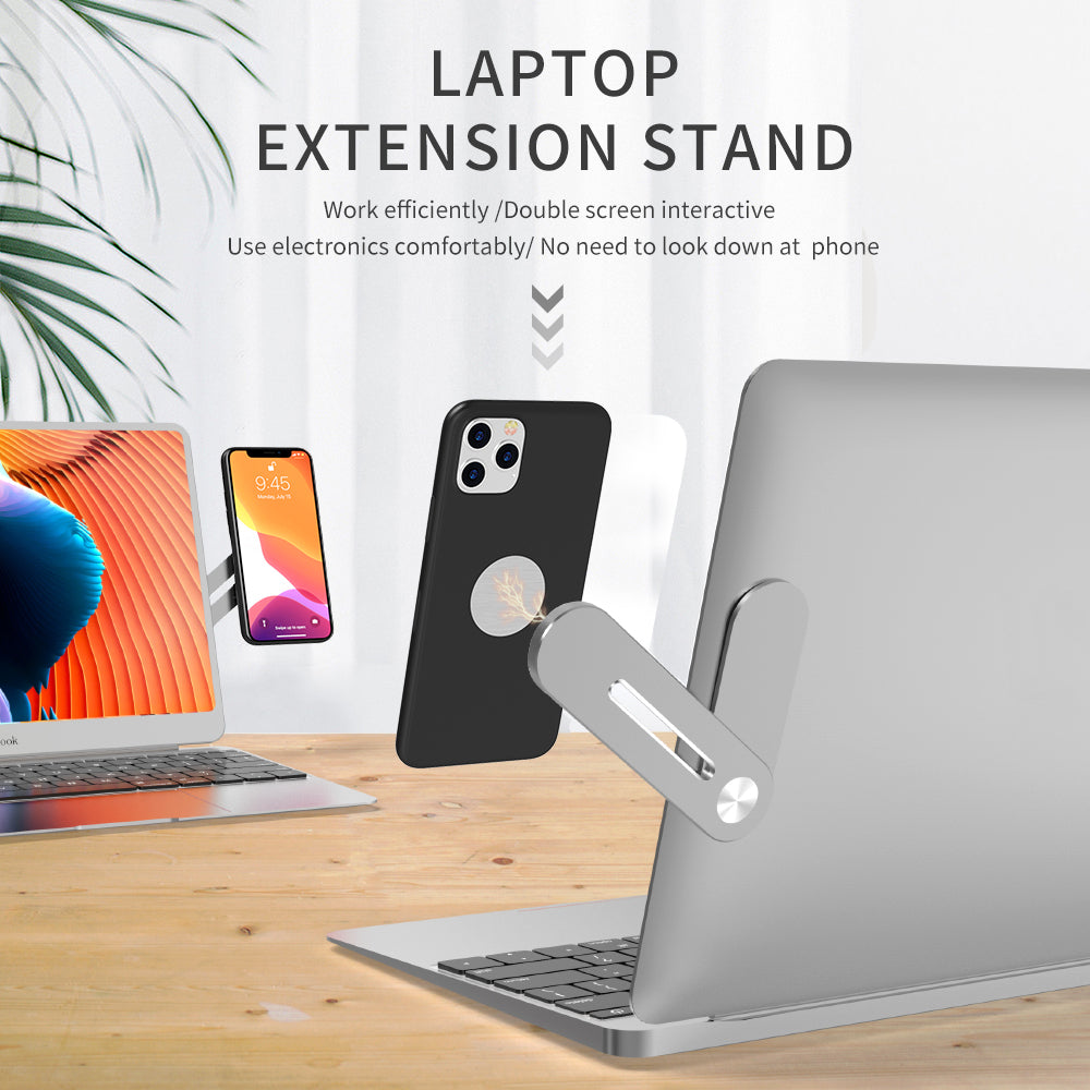 Multi Screen Support Laptop Mount Magnetic Mobile Phone Holder Monitor Display Bracket Adjustable Magnet Phone Holder