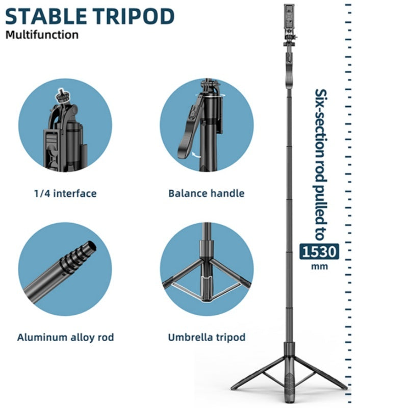 Lightweight Foldable Selfie Stick Tripod Mini Expandable Phone Stand Flexible Camera Mobile Phone Selfie Stick