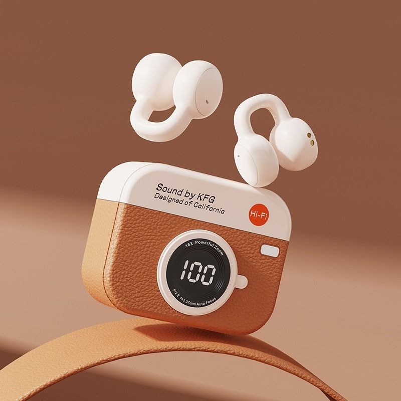 Q87 Retro New Style Ear Clip for 5.4 Headset High Sound Quality Less 3 Hours Playtime Sports Bone Conduction Comfortable