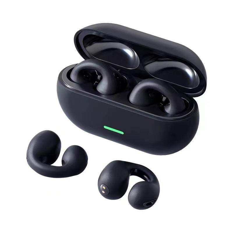 Bone Conduction Wireless Tws Earbuds Noise Reduction Handsfree Cuffs Gym Running Earbuds