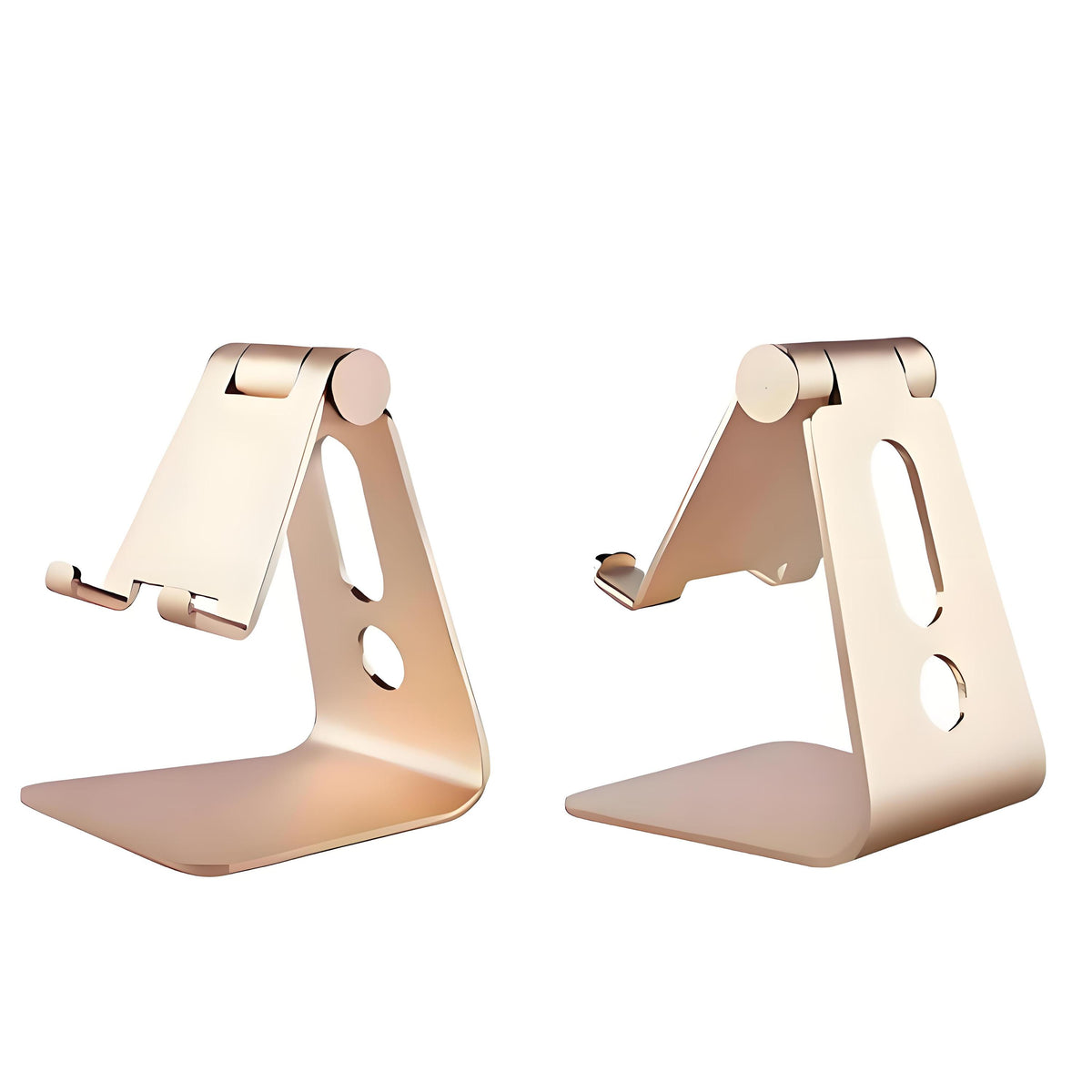 High Quality Adjustable Aluminum Alloy Mobile Phone Holder Stand CNC Machining Services Stainless Steel Accessory Anodized Phone
