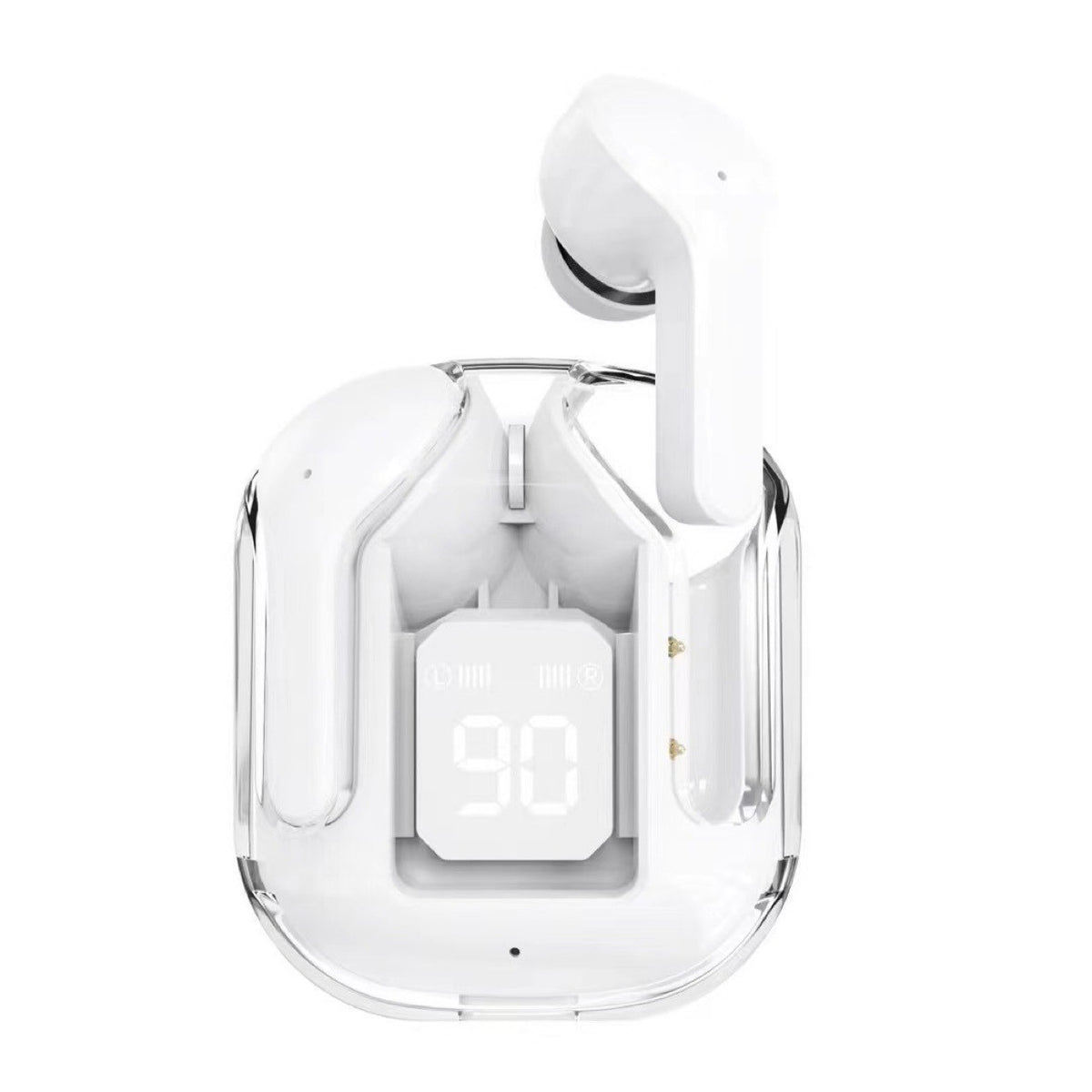 Newest Air31 Crystal Portable BT LED Display Mini Wireless Earbuds Headphones Gaming In-ear Earphone