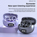 Yumondear W19 Wireless Ear Hook Earphone HIFI Stereo Sports Earbud LED Display Waterproof Chip for Outdoor Running/Gym