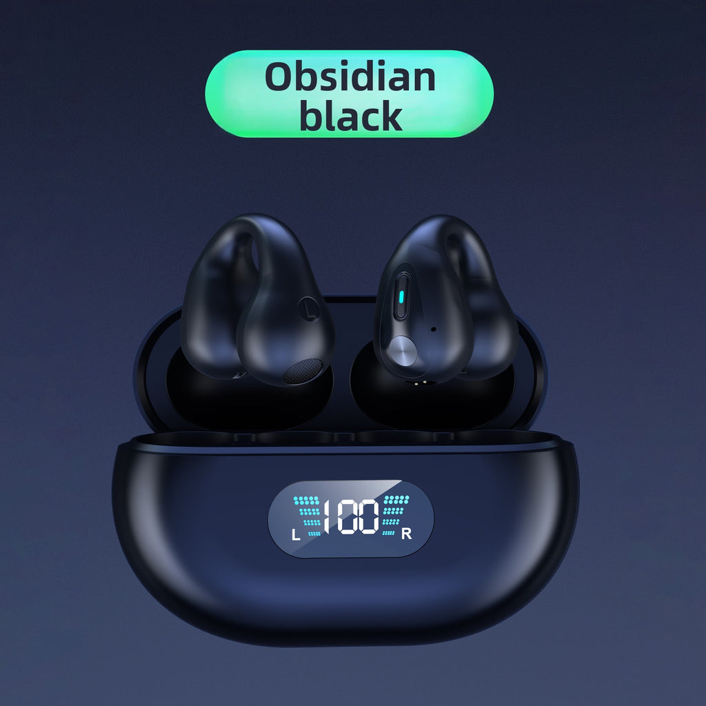 Cross-border Non-in-ear Clip-on Bone-conduction for 5.3 Headphones IPX5 Waterproof Voice Control Ultra-long Battery Life