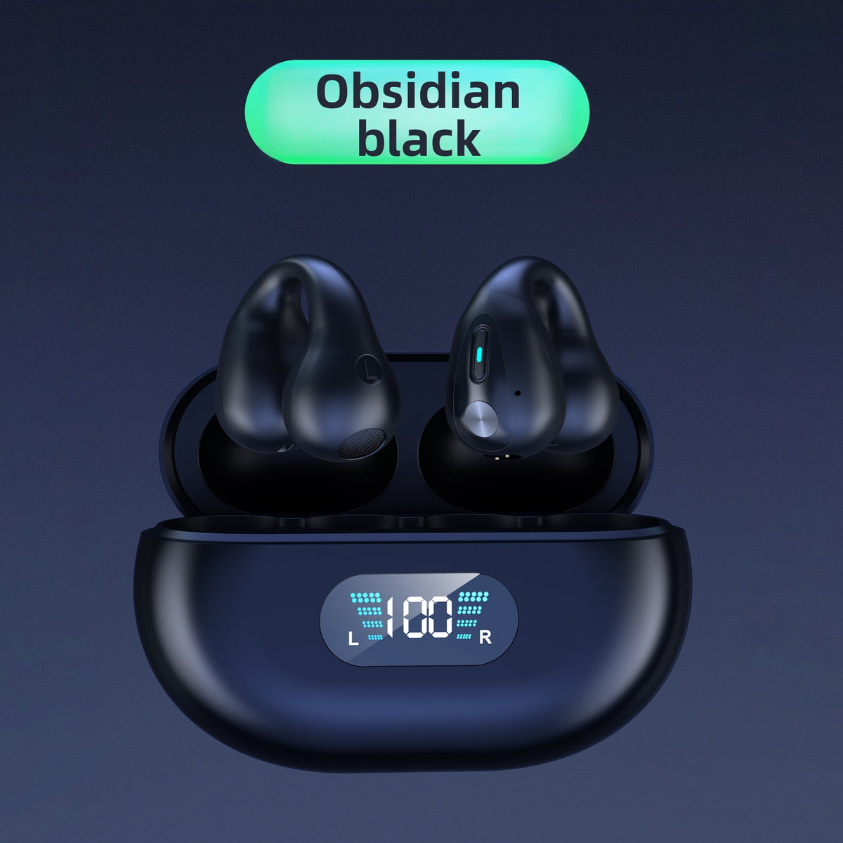 Cross-border Non-in-ear Clip-on Bone-conduction for 5.3 Headphones IPX5 Waterproof Voice Control Ultra-long Battery Life
