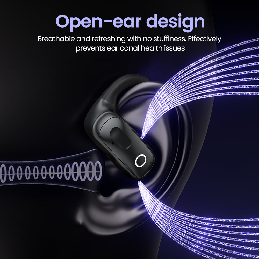 Wireless Noise Canceling Bluetooth 6.0 Headphones Phone Bluetooth Wireless Earphone Headset Earhook Earbuds for Gaming Sports