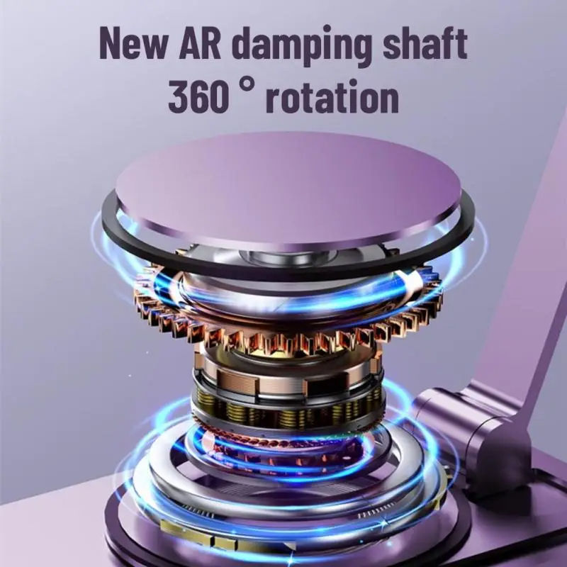 Anti-slip 360 Rotating Metal Phone Holder Multi-Functional Flexible Desktop Phone Mount