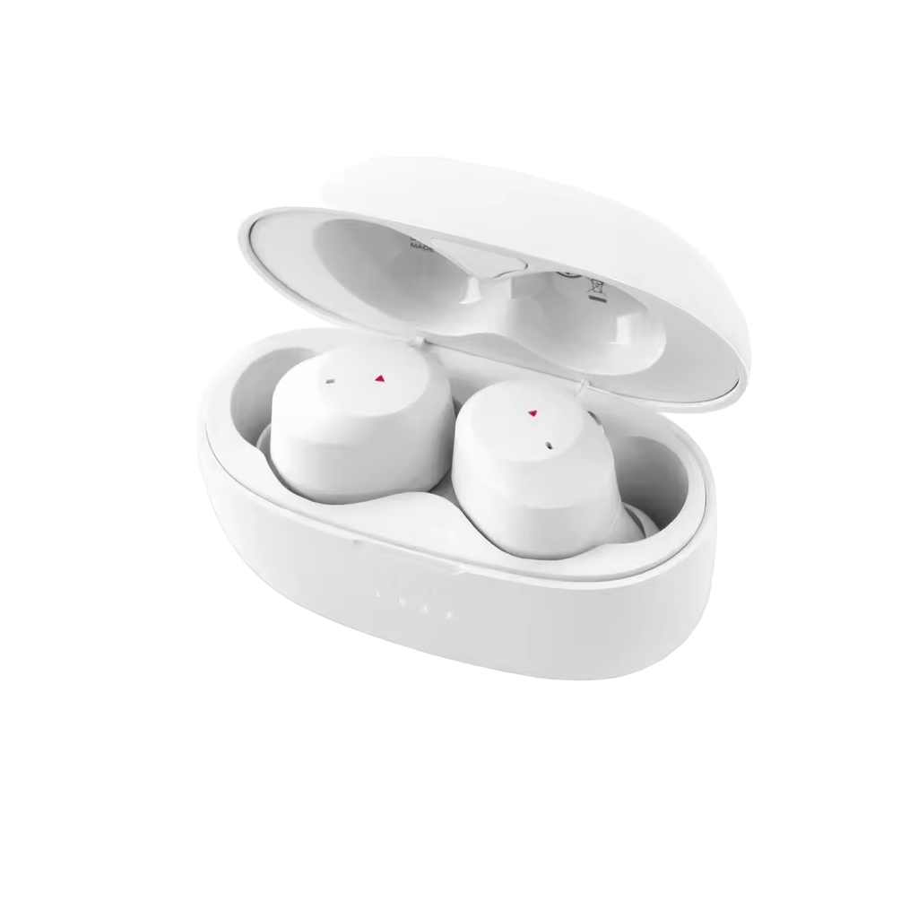 TWS Wireless Noise-Canceling In-Ear Headphones LED Indicator IPX-7 Waterproof BT 5.3 Low Latency Type-C Charging Case App