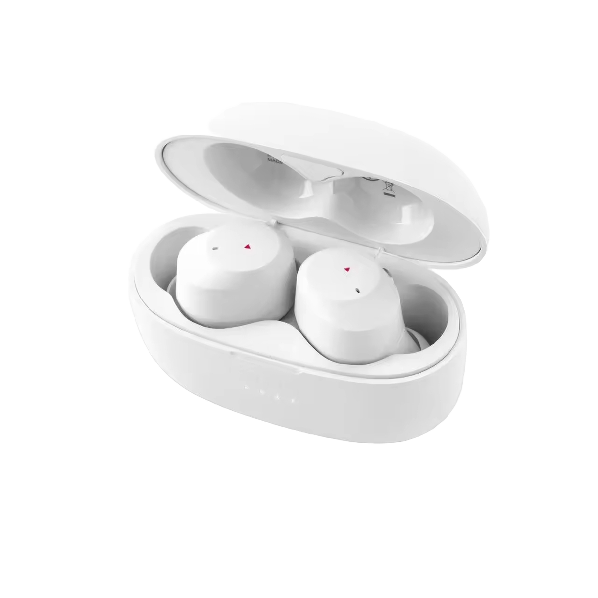 TWS Wireless Noise-Canceling In-Ear Headphones LED Indicator IPX-7 Waterproof BT 5.3 Low Latency Type-C Charging Case App
