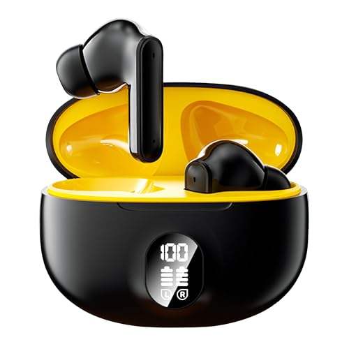 HYTO New W895 TWS Wireless Earphones Active Noise Cancellation (ANC) IPX-5 Waterproof Dual Ear Touch Control 5.3LED Battery
