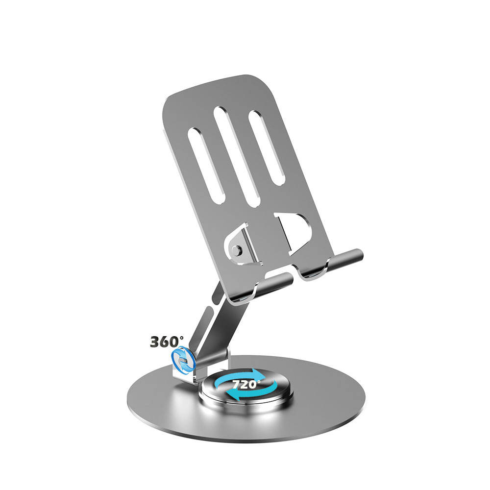 Anti-slip 360 Rotating Metal Phone Holder Multi-Functional Flexible Desktop Phone Mount