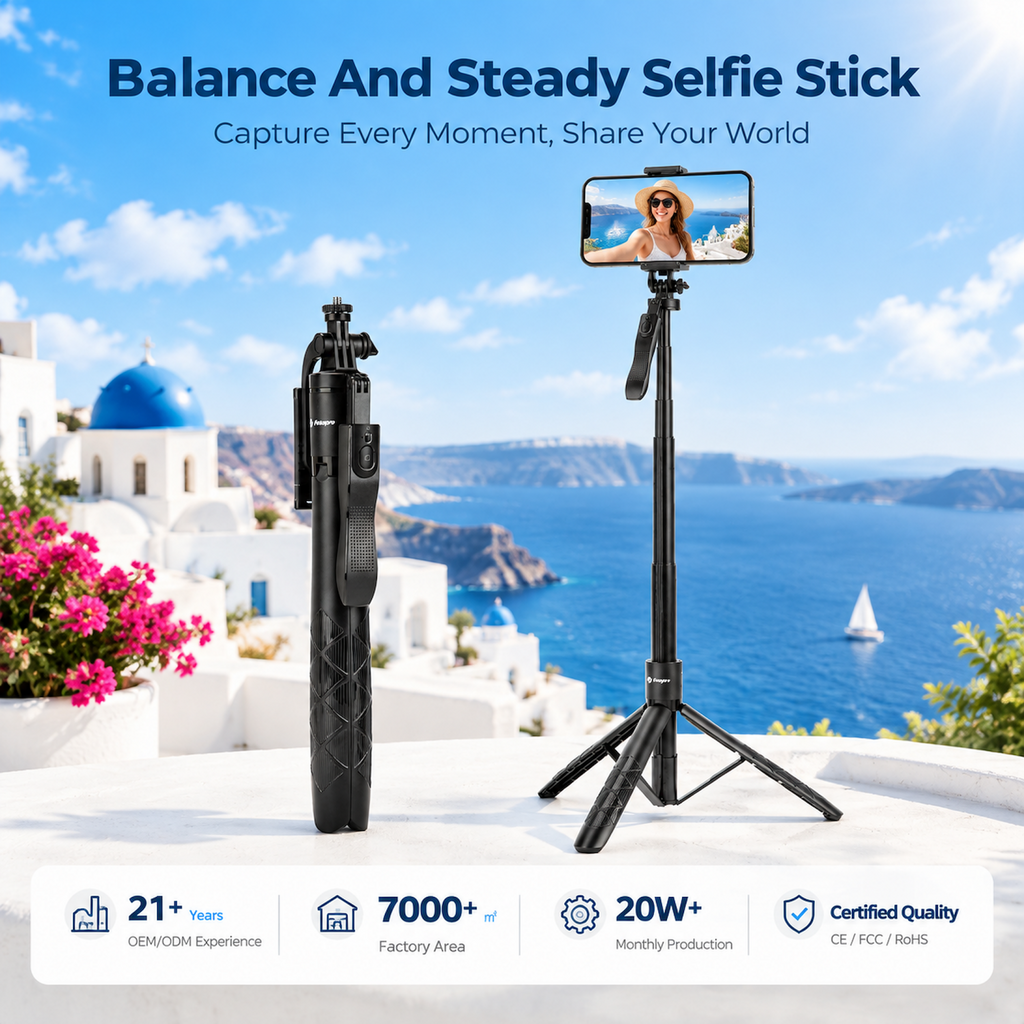 Lightweight Foldable Selfie Stick Tripod Mini Expandable Phone Stand Flexible Camera Mobile Phone Selfie Stick