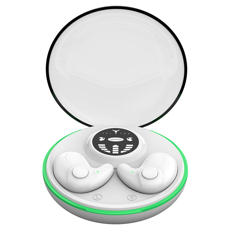 Ultra Thin in Ear TWS Earbuds BT5.3 Wireless Sleep Earphones Stereo Headset Low Delay for Sports Gaming