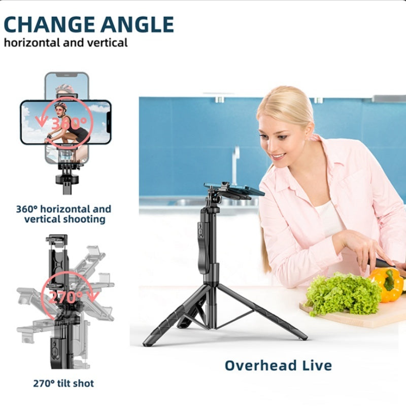 Lightweight Foldable Selfie Stick Tripod Mini Expandable Phone Stand Flexible Camera Mobile Phone Selfie Stick