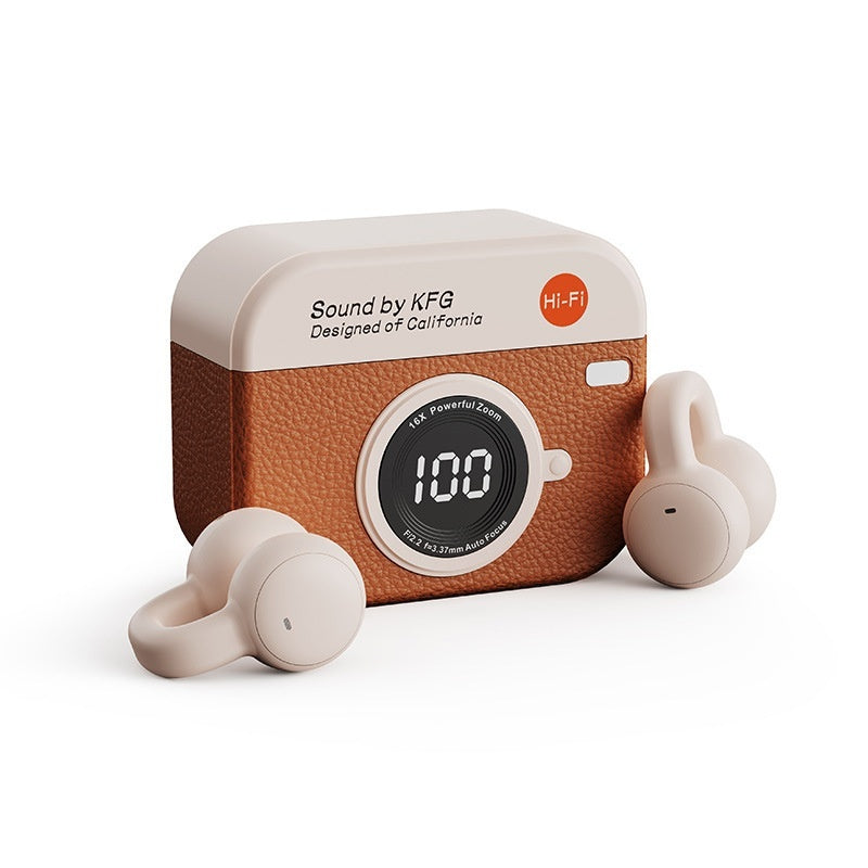 Q87 Retro New Style Ear Clip for 5.4 Headset High Sound Quality Less 3 Hours Playtime Sports Bone Conduction Comfortable