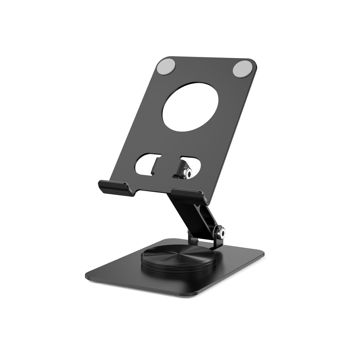 360 Swivel Alloy Desk Double Hollow Heat Dissipation Adjustable Solid Thickened Aluminum Alloy Foldable Phone Holder for Phone