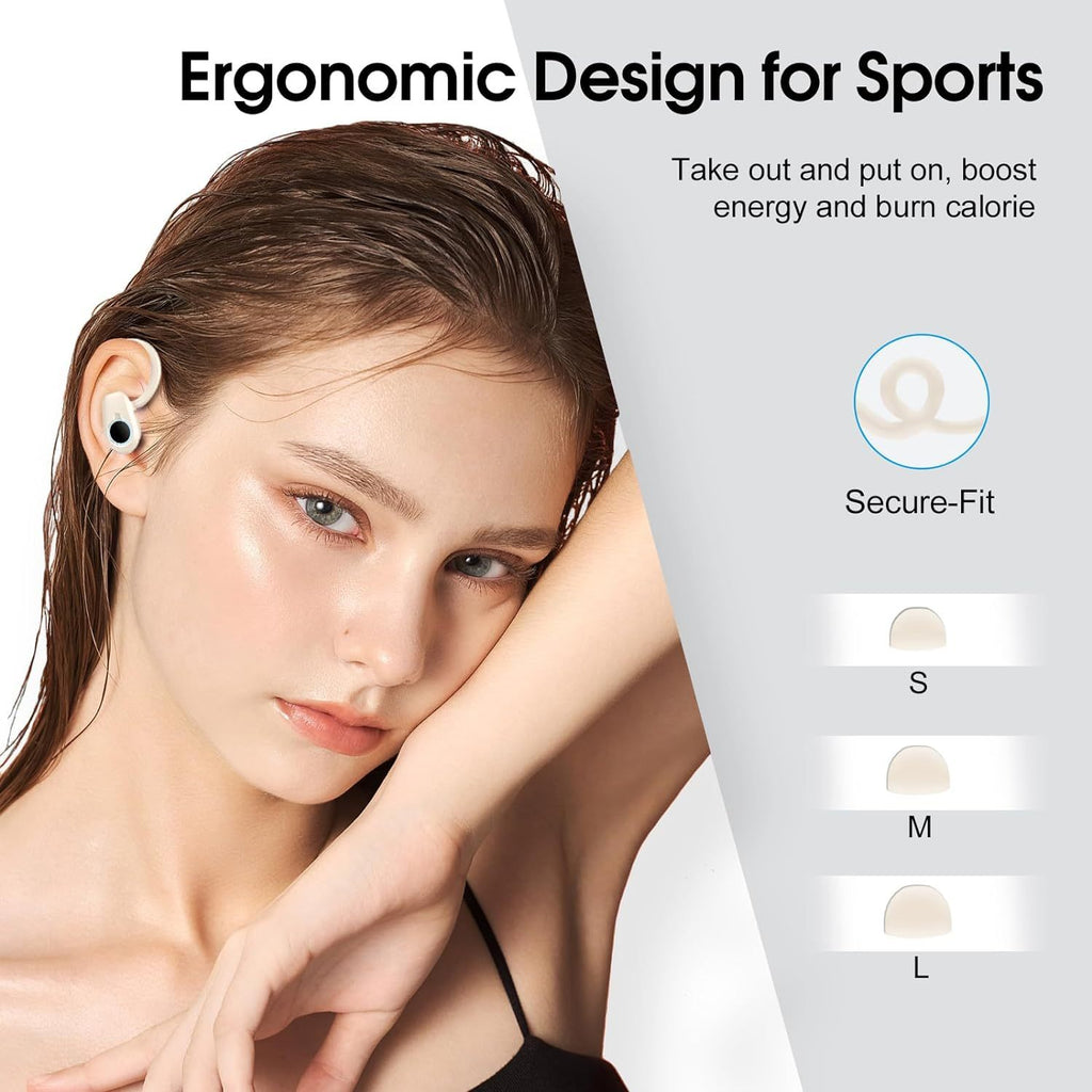 Huien HE-059 TWS Sport Earbuds IPX4 Waterproof for 5.3 with Digital Display and Smart Touch Control
