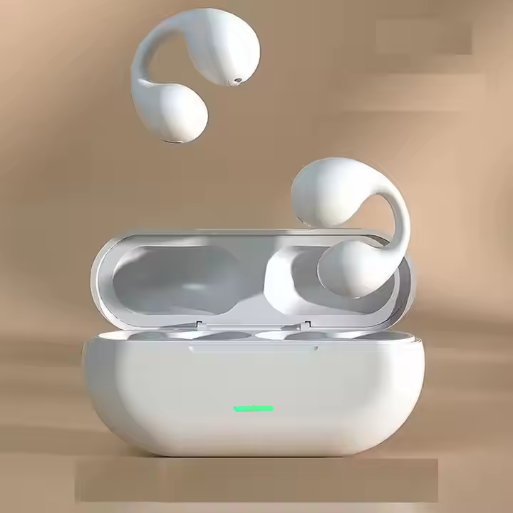 Bone Conduction Wireless Tws Earbuds Noise Reduction Handsfree Cuffs Gym Running Earbuds