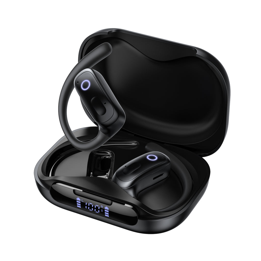 Wireless Noise Canceling Bluetooth 6.0 Headphones Phone Bluetooth Wireless Earphone Headset Earhook Earbuds for Gaming Sports