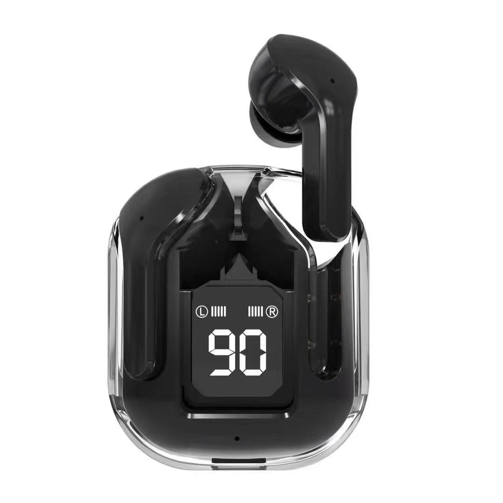 Newest Air31 Crystal Portable BT LED Display Mini Wireless Earbuds Headphones Gaming In-ear Earphone