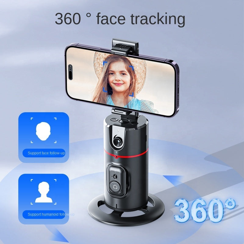 Auto Face Tracking P02 Gimbal Stabilizer Camera AI Tripod Selfie Stick Phone Shooting Face Remote 360 Rotation Phone Holder