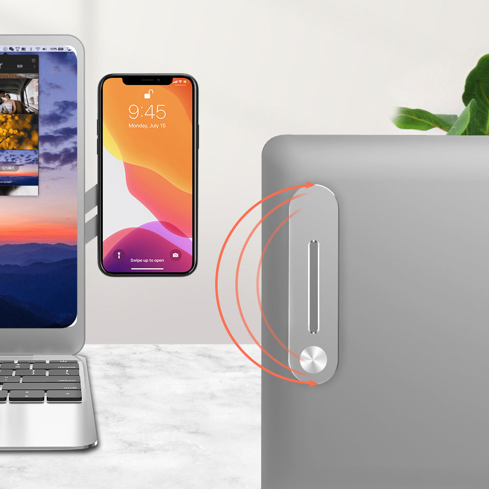 Multi Screen Support Laptop Mount Magnetic Mobile Phone Holder Monitor Display Bracket Adjustable Magnet Phone Holder