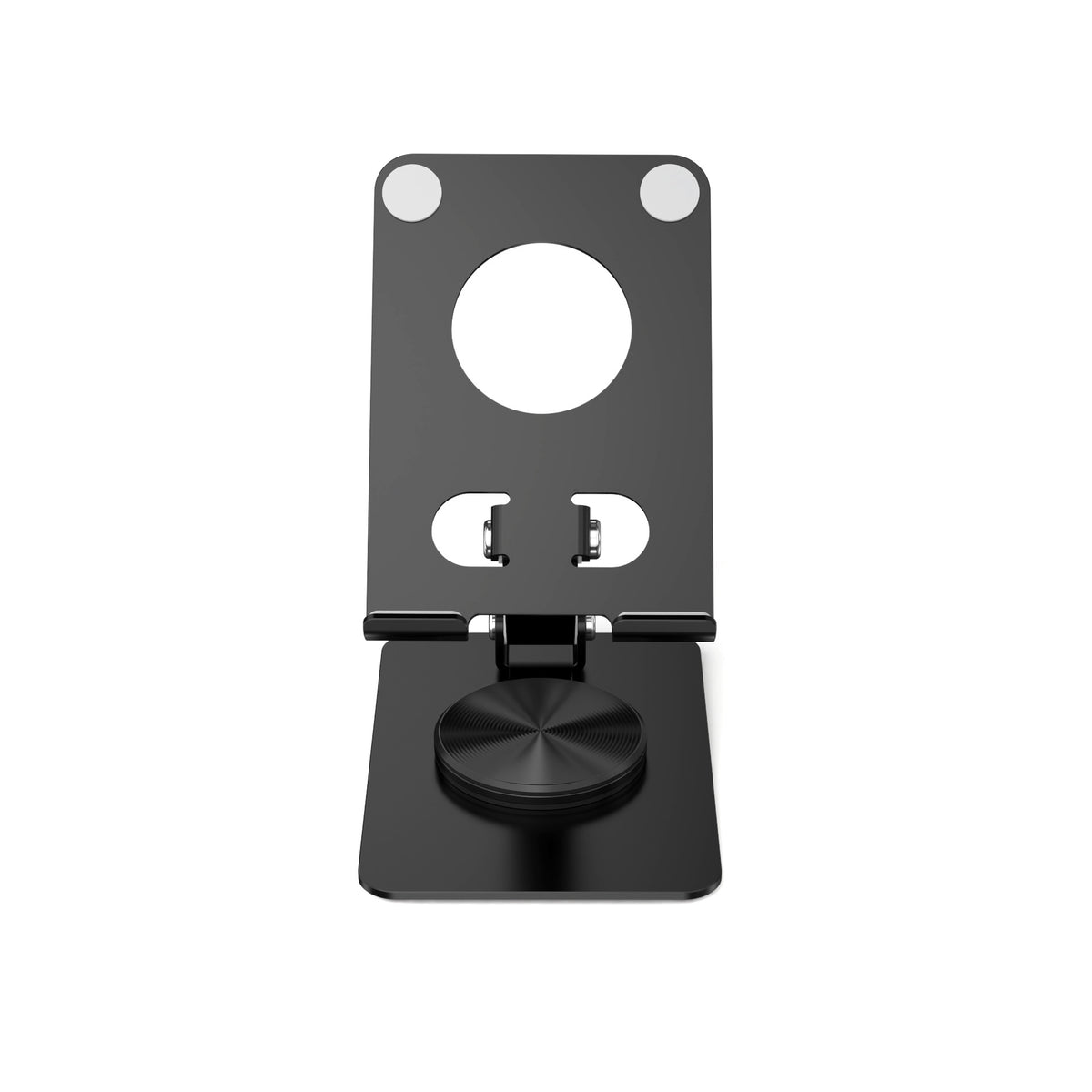 360 Swivel Alloy Desk Double Hollow Heat Dissipation Adjustable Solid Thickened Aluminum Alloy Foldable Phone Holder for Phone
