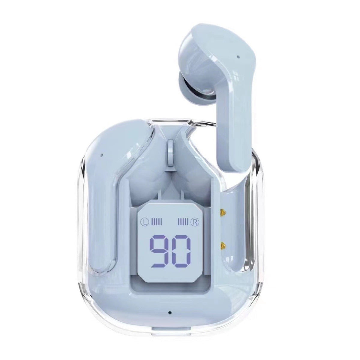 Newest Air31 Crystal Portable BT LED Display Mini Wireless Earbuds Headphones Gaming In-ear Earphone