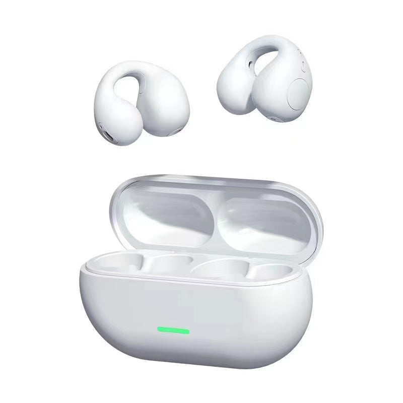 Bone Conduction Wireless Tws Earbuds Noise Reduction Handsfree Cuffs Gym Running Earbuds